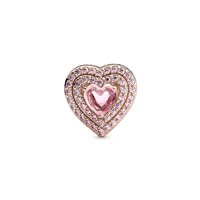Charm Pandora Donna Pandora Moments in Lega metallica Cristallo 789218C01 - 789218C01